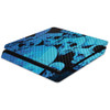 MightySkins Carbon Fiber Skin for Sony PS4 Slim Console Blue Skulls Protective Durable Textured Carbon Fiber Finish Easy