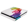 MightySkins Carbon Fiber Skin for Sony PS4 Slim Console Rainbow Smoke Protective Durable Textured Carbon Fiber Finish Ea