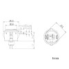 8 Pcs Original Qanba Illuminated Buttons Qanba Sanp In LED Buttons for DIY Cabinet Machine Arcade Machine 24MM30MM 24MM