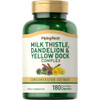 Piping Rock Milk Thistle, Dandelion & Yellow Dock | 180 Capsules | Concentrated Extract Complex | Non-GMO, Gluten Free Supplement online at globaldelivered