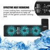 Zerone Cooling Fan Docking Station External Cooler Stand with 3 Cooling Fan Heat Reducing USB External Cooling Fan Side