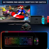 Arvin Keyboard and Mouse Adapter for Nintendo SwitchPS4PS3Xbox OneXbox 360 Consoles Switch Adapter Support Custom Mappin