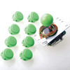 Sanwa JLFTP8YT Joystick Sanwa 8 pcs OBSF30 Push Button Bundle Kit Color Green for Arcade Game 4 8 Way Adjustable Compati
