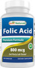 Best Naturals Folic Acid 800 mcg 240 Capsules online at globaldelivered