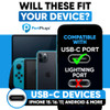 PortPlugs USBC Dust Plugs Compatible with iPhone 151617 Air iPad ProMini MacBook ProAir Galaxy S25S8 Pixel Android USBC