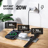 3in1 Foldable Magnetic Wireless Charger for iPhone 17 Travel Charging Station Fast Charging Pad for iPhone 17 Pro Max Ai