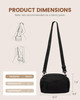 LOVEVOOK Crossbody Bag for Women MultiPockets Purse Nylon Shoulder Handbags WaterResistant Lightweight Ideal for Travel