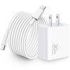 30W iPad Charger Fast Charging USB C Fast Charger Block 10FT Extra Long USBC Cable PD 30 Power Adapter for iPad Pro 1312
