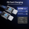 OHLPRO Retractable Car Charger for iPhone 80W USB C Car Charger Adapter Gift for Men Women USB i Fast Charging for iPhon
