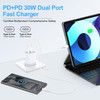 30W Charger Fast Charging Cord Android Phone Charger Block for Samsung Galaxy A17 A36 S25 FE A56 A16 5G S25 Ultra A54 A1