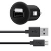 Belkin MIXIT Car Charger with 4Foot Micro USB Charging Cable 21 AmpRetail Packaging Black