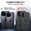 ZAMMY for iPhone 16 ProiPhone 16 Pro Max Camera Lens Protector Not Easy to BreakStrong AdsorptionCaseFriendly Metal Temp