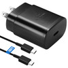 S25 S24 S23 S22 Fast Charger for Samsung Phone25W USB C Charger Android Chargers Type C Charger Fast Charging Block 10 F