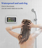 Mistriddle Waterproof Shower Phone Holder with 360 Rotation Angle Adjustable Wall Mounted Phone Holder for Bathroom Mirr
