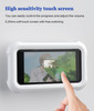 Mistriddle Waterproof Shower Phone Holder with 360 Rotation Angle Adjustable Wall Mounted Phone Holder for Bathroom Mirr