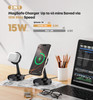 Magnetic Wireless Charger iPhone Stand 15W Fast MagSafe Charger for iPhone 1717 Pro17 Air17 Pro Max 1615141312 Series Ap