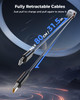 Retractable Car Charger SUPERONE 99W Car Phone Charger with Cables Fast Charging USB C Car Charger Adapter for iPhone 17