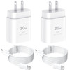 iPhone 17 16 15 Charger Cord 10Foot Long Type C Charger Fast Charging Cable with 30W USB C iPhone 17 Pro Max Chargers Bl