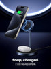 UGREEN MagFlow 2in1 Magnetic Wireless Charging Stand Fast Wireless Charger for iPhone 17 16 15 14 13 12 Series and AirPo