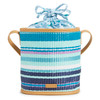 Vera Bradley Womens Straw Crossbody Purse Spring Mint Stripe One Size