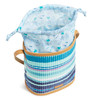 Vera Bradley Womens Straw Crossbody Purse Spring Mint Stripe One Size