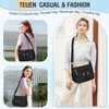TEUEN Nylon Crossbody Bags for Women Waterproof Lightweight Large Travel Purses MultiPocket Pocketbooks Shoulder Bag