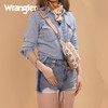 Wrangler Aztec Sling Bag Southwest Crossbody Bags Trendy Chest Bag for Women Shoulder Bag LGWG2205210TN