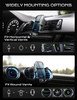 CHGeek Wireless Car Charger 15W Fast Charging Car Phone Holder Charger AutoClamping Air Vent Car Phone Mount with Blue L