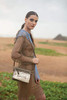 Myra Bag Pomerol 1964 Upcycled Canvas Leather Small Crossbody Bag S1241 Brown One Size