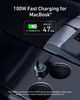 Anker iPhone 17 USBC Car Charger 1675W Max 3Port UltraCompact TypeC Fast Car Charger for MacBook ProAir iPhone 171615 Se