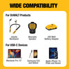 DEWALT Heavy Duty USB C Car Charger 120W 2Port PD 30 Type C Adapter PPS Fast Charging wPower Delivery for iPhone 17 16 1
