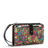 Sakroots Artist Circle Smartphone Crossbody in Coated Canvas Detachable Wristlet Strap Rainbow Spirit Desert II