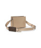 Calvin Klein Womens Bay Crossbody Silver MinkBrownKhaki One Size