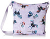 Vera Bradley Womens Recycled Lighten Up Reactive Hipster Crossbody Purse Lavender Butterflies One Size