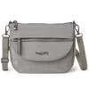 Baggallini womens 20 Pocket Crossbody 2 0 with RFID Sterling Shimmer One Size US