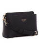 GUESS womens Lyndi Girlfriend Crossbody Black One Size US