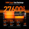 AOHI 240W Laptop Power Bank 27600mAh Portable Fast Charger 993wh AirlineCompliant 140W PD 31 Large Battery Pack The Futu