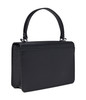 KARL LAGERFELD Womens Simone Logo Satchel Crossbdoy BlackBlackWhite One Size