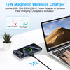 for Samsung S25 S24 Wireless Charger Magnetic Magsafe Fast Charging Pad for Samsung Galaxy Z Flip7 6 S25 Ultra S24FE S23