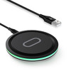 15W Wireless Charger Fast Charging Pad for Samsung Galaxy S25 FE Edge Plus Ultra S25 S24 S23 S22 S21 S20 Ultra 5G FE S10