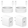 iPhone 17 16 15 Charger Fast Charging 2 Pack 20W USB C Charger Block with 6FT Type C Cable Compatible with iPhone 1717 P