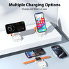 KU XIU X55 Nature Series Fast Magnetic Wireless Charger Foldable 3 in 1 Charging Station for Apple MagSafe Travel Charge