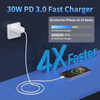 iPhone 16 15 Pro Max Charger Fast Charging2Pack 30W USB C iPhone 15 16 Pro Max Fast Charger Block with 10FT Long USB C C