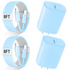 iPhone 17 16 15 Charger Fast Charging 8FT iPhone 17 Pro Max Charging Cable65W3A Long USB C Cord with 20W PD Fast iPhone