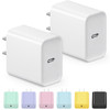 USB C Charger Block iPhone 17 Charger Block Type C Chargers 2Pack for iPhone Air1717 Plus17 Pro17 Pro Max1616 Plus16 Pro