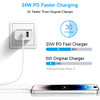 USB C Charger Block for iPhone 16 15 3Pack 20W Dual Port Fast Charger Type C Charger Fast Charging Plug Adapter Compatib