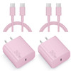 iPhone 17 16 15 Charger Fast Charging 30W USBC Charger 2Pack Type C Chargers Block 6FT Cable for iPhone 1717 Plus17 Pro1