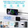 35W Super Fast Charger Type C for Samsung Galaxy S25 Ultra S24 FE A16 5G A15 A14 A36 A35 A56 A55 A54 A53 A32 A26 A06 S23