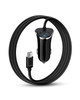 USBC Car Charger 34A USB Type C Car Charger Adapter Fast Charge Cable Cords Cargador USBC Lighter for Samsung Galaxy S25