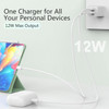 5Pack USB Wall Charger iGENJUN 24A Dual USB Port Cube Power Plug Adapter Fast Phone Charger Block Charging Box Brick for